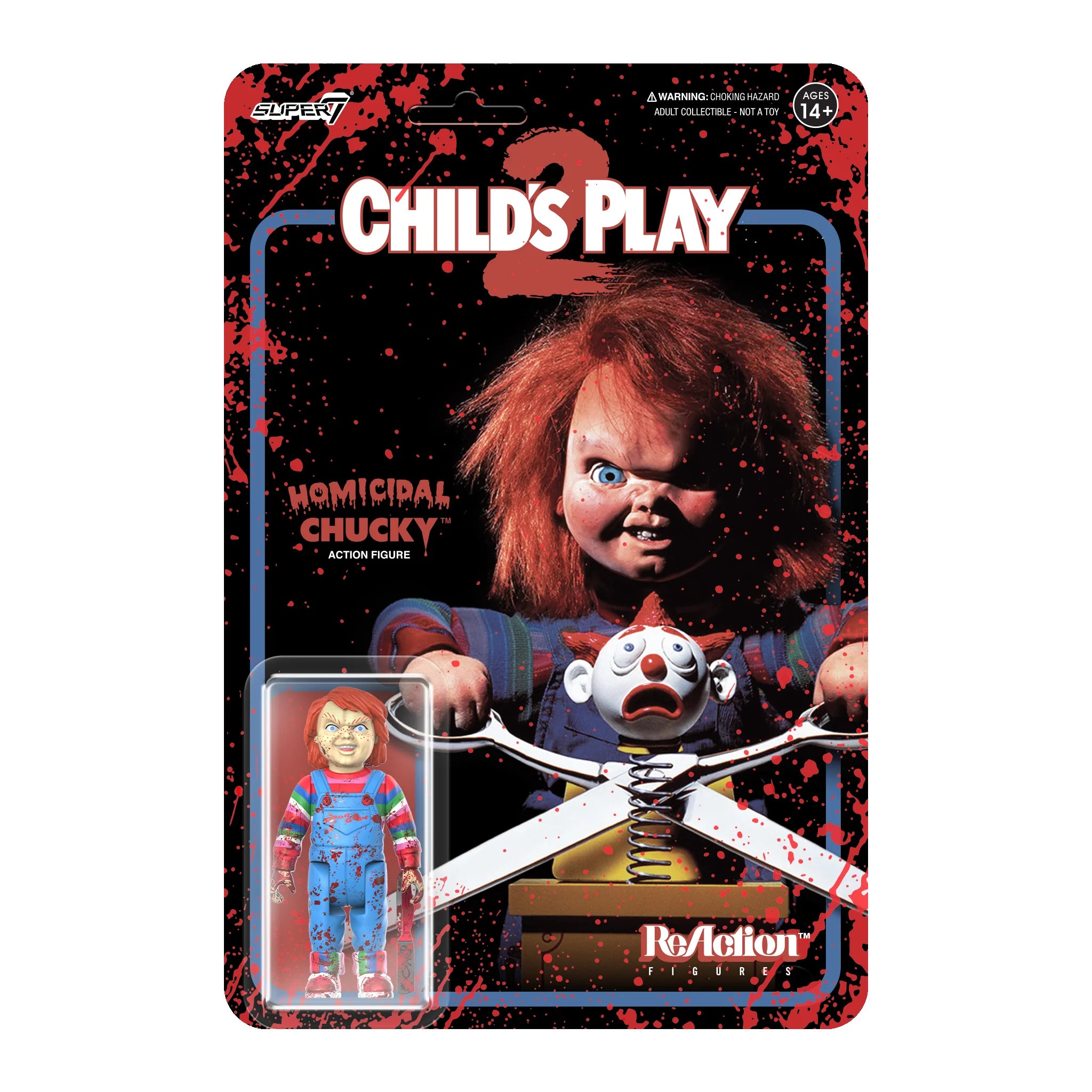 Child's Play - Homicidal Chucky (Blood Splatter)