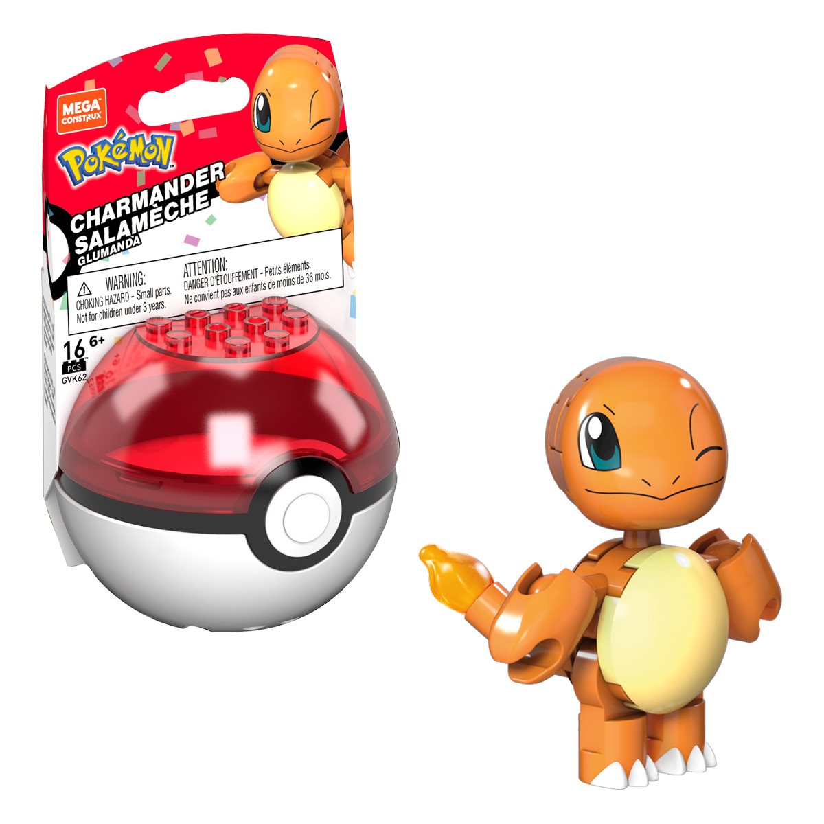 Pokémon - Mega Construx 2022 Evergreen Pokeball