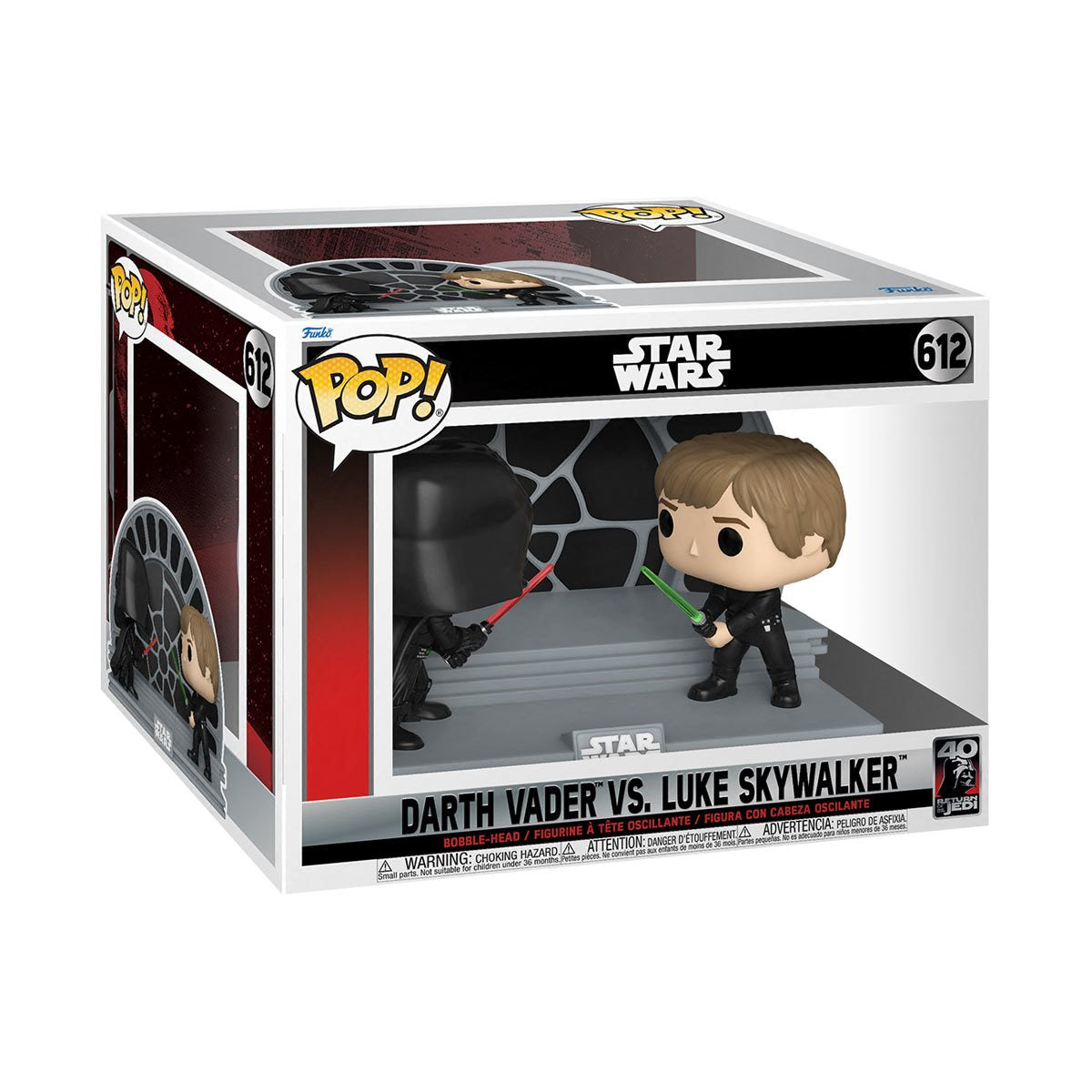 POP! Star Wars: Return of the Jedi 40th Anniversary Luke Vs. Darth Vader