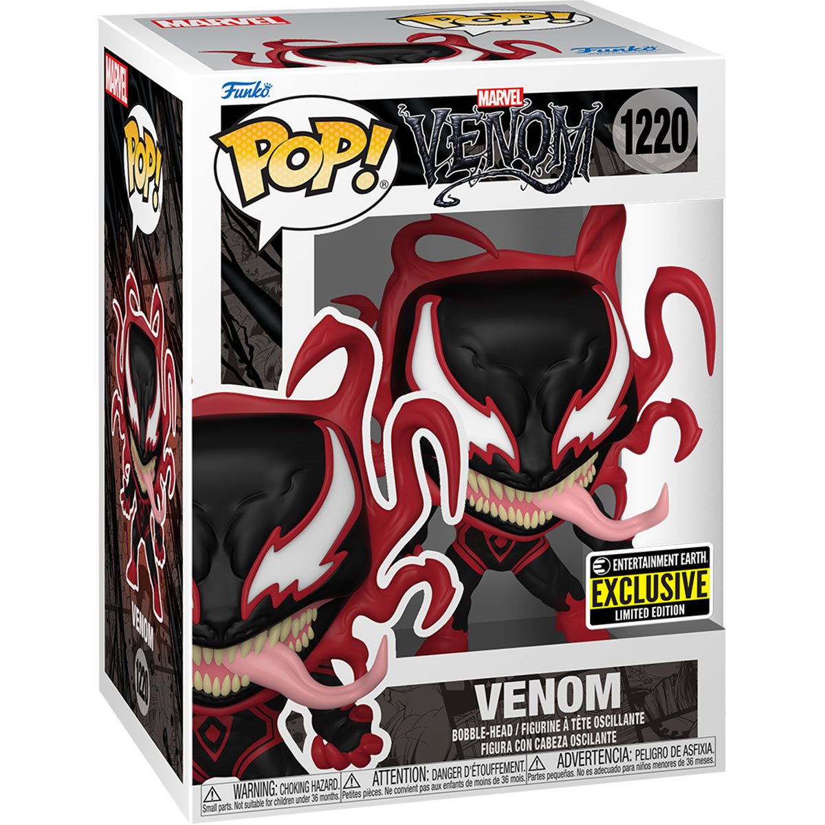 POP! Marvel: Venom Carnage Miles Morales - Entertainment Earth Exclusive