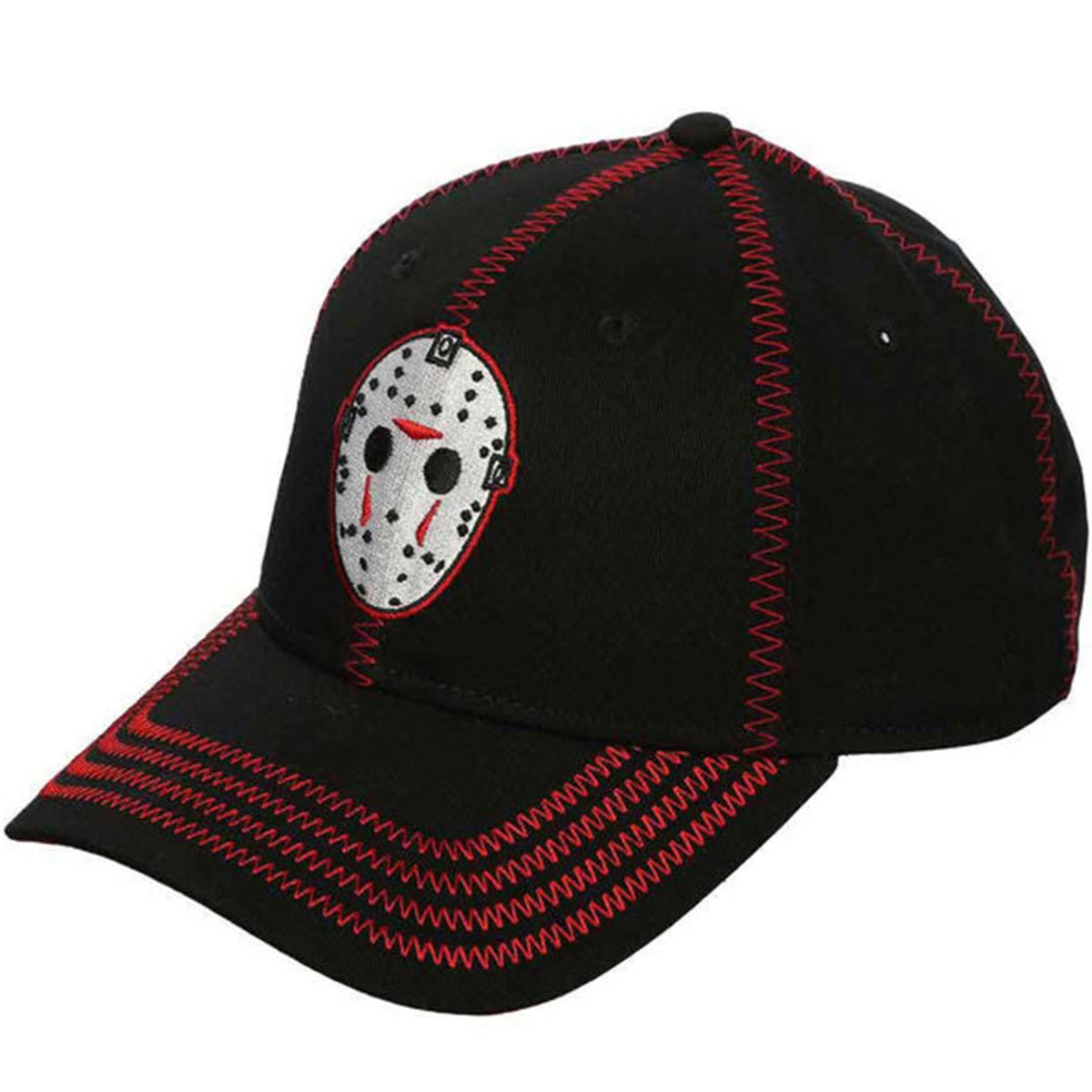 Friday the 13th: Jason Embroidered Contrast Stitch Hat