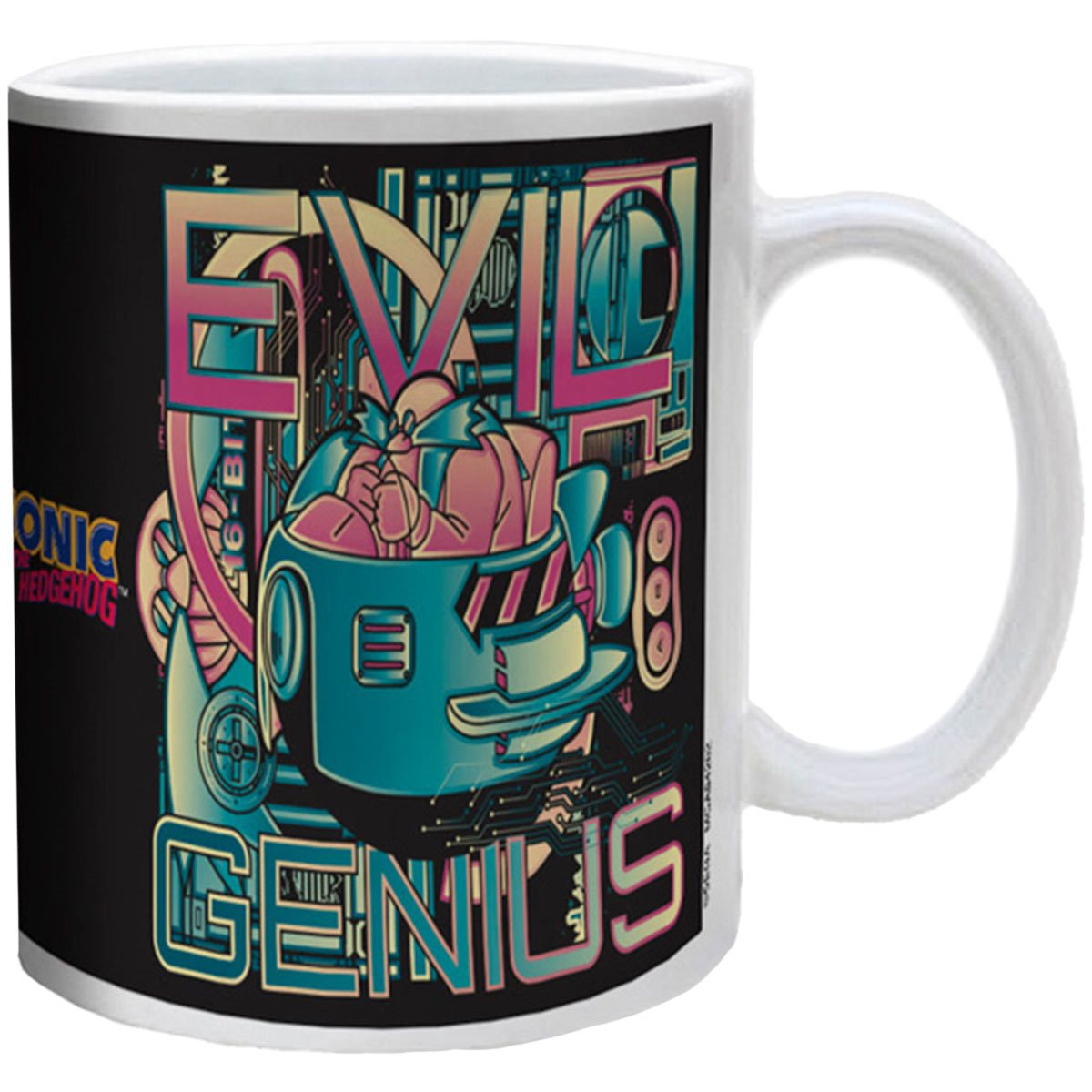 Sonic the Hedgehog 16 Bit Triptych 11 oz. Mug