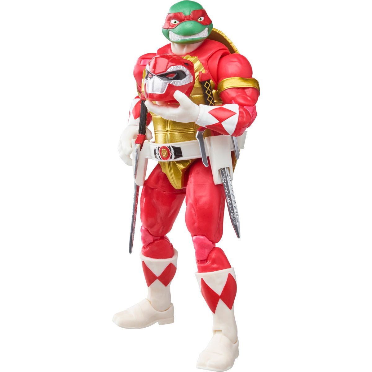 Power Rangers X Teenage Mutant Ninja Turtles: Lightning Collection - Foot Soldier Tommy and Raphael Red Action Figures