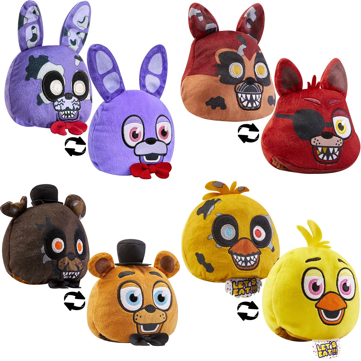 Five Nights at Freddy's Reversible Heads Plush