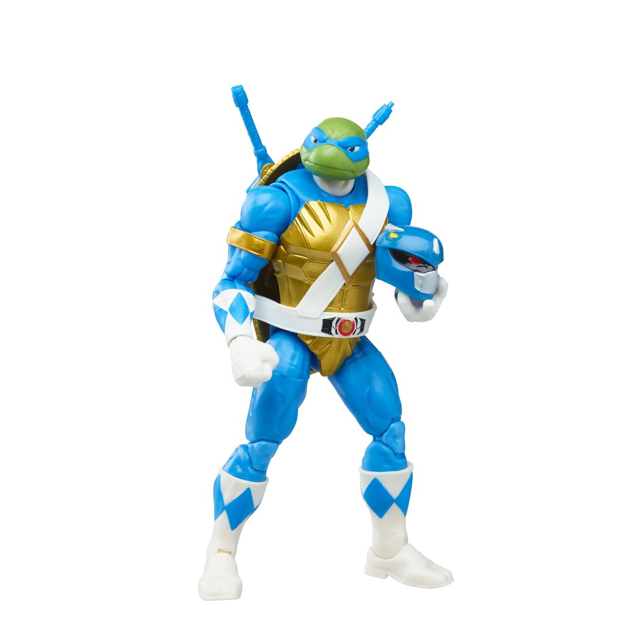 Power Rangers X Teenage Mutant Ninja Turtles: Lightning Collection Donatello Black and Leonardo Blue Action Figures