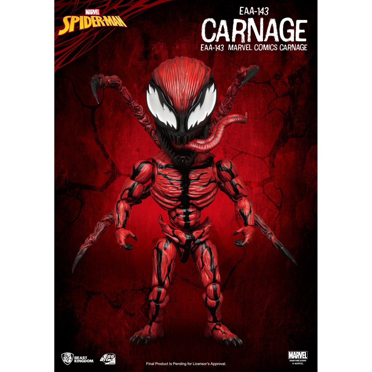 Marvel Comics - Carnage EAA-143 6-Inch Action Figure