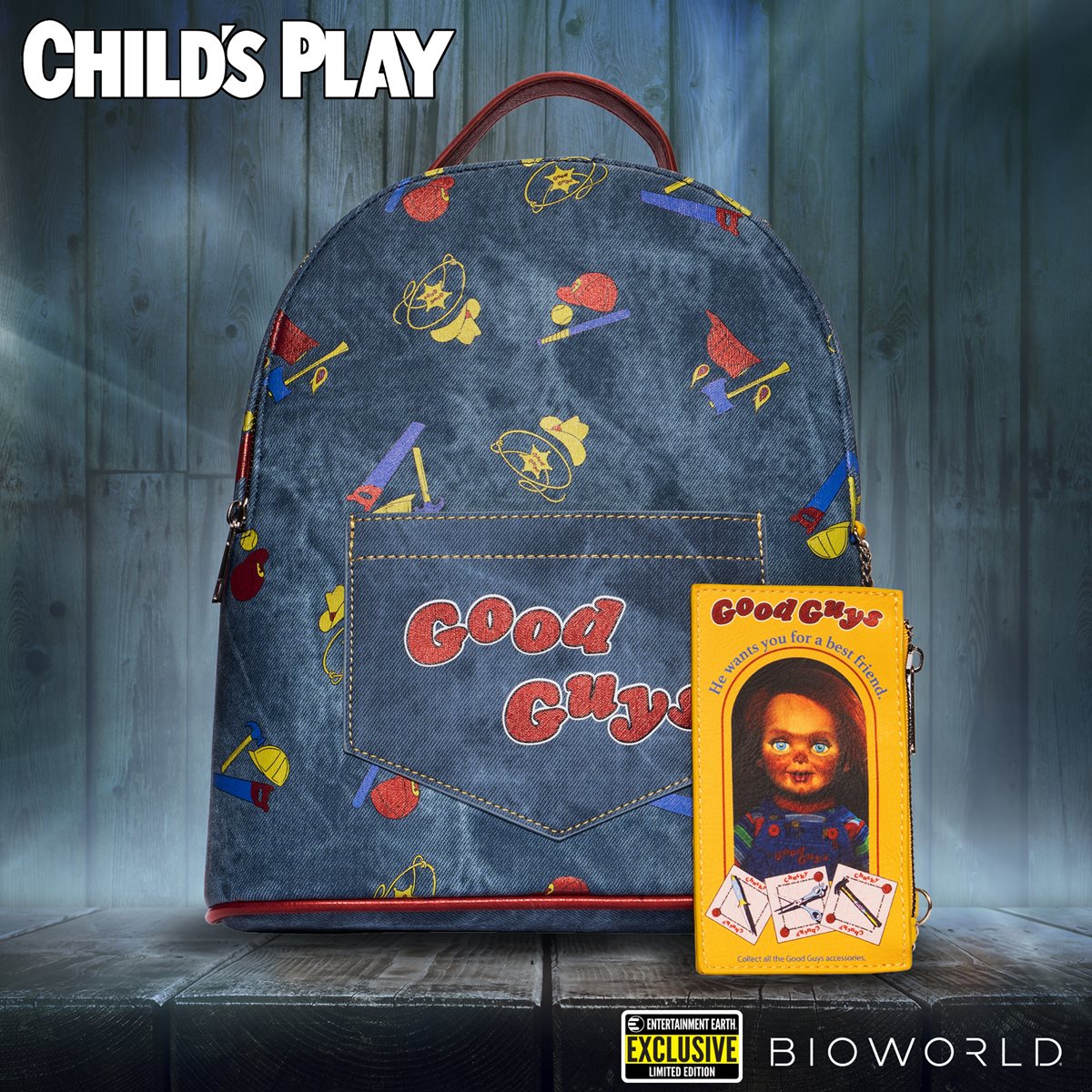 Child's Play - Amigo Chucky Mini-Backpack - Entertainment Earth Exclusive