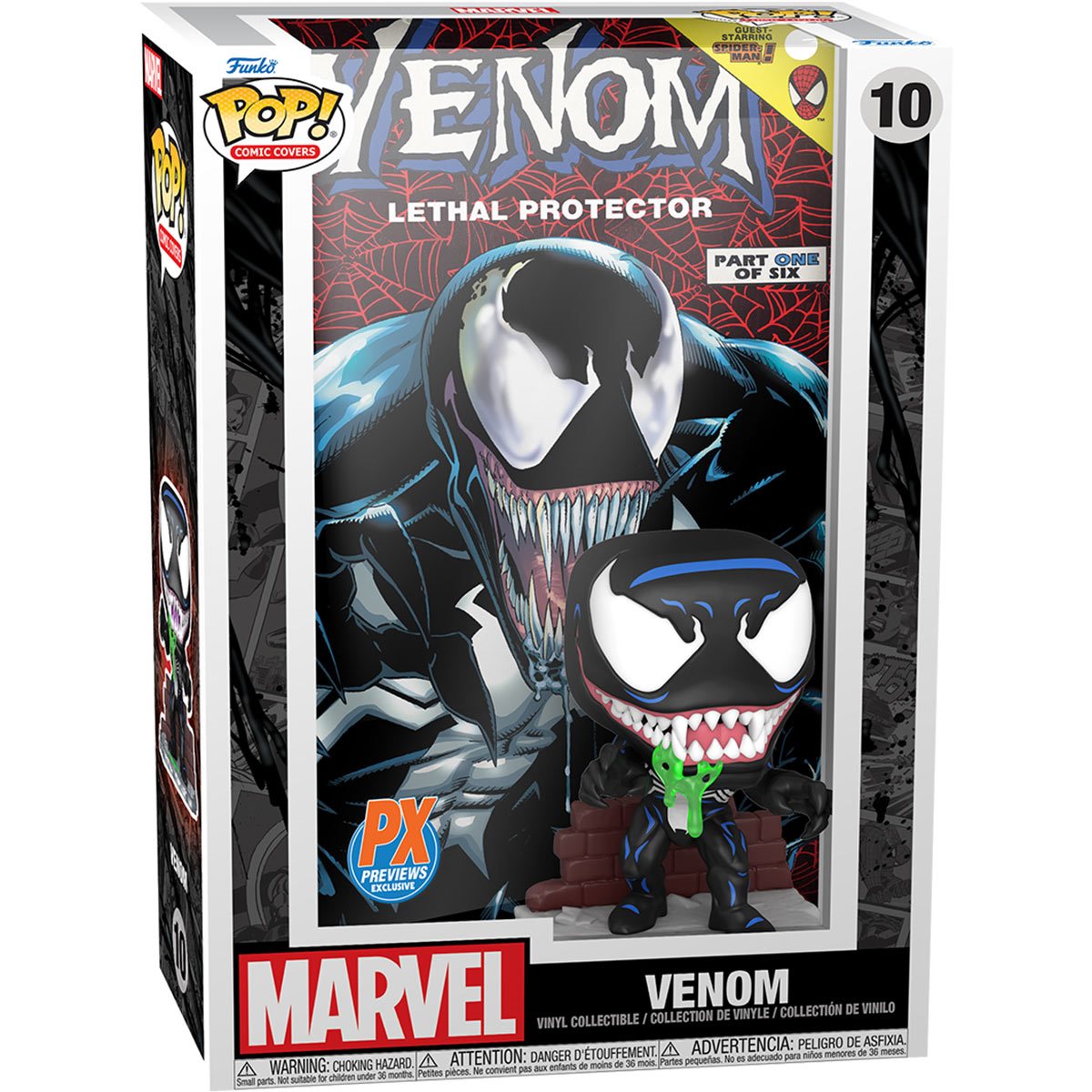 POP! Marvel: Venom Lethal Protector Comic Cover - Previews Exclusive