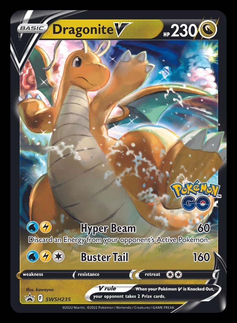 Pokémon TCG:  Pokémon Go - Premier Deck Holder Collection Dragonite VSTAR