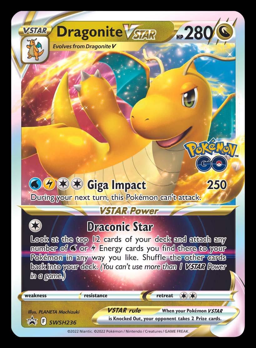 Pokémon TCG:  Pokémon Go - Premier Deck Holder Collection Dragonite VSTAR