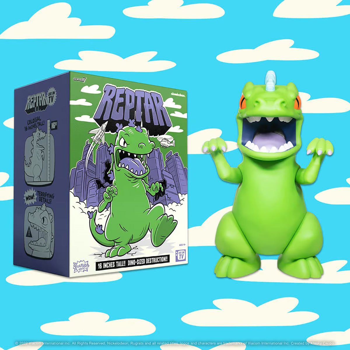 Rugrats Reptar Supersize Vinyl Figure