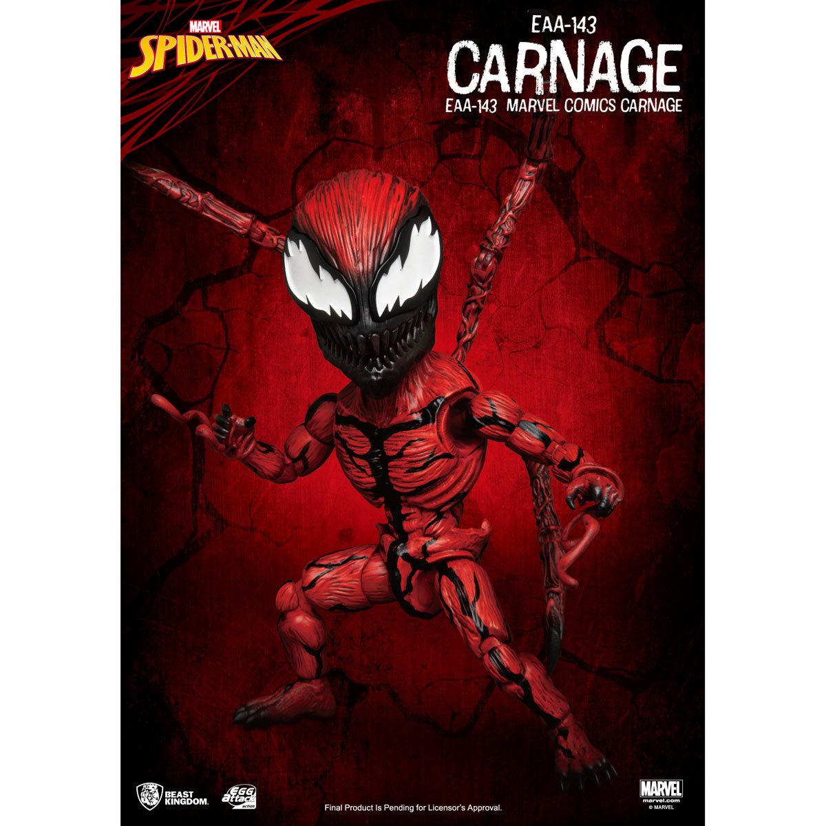 Marvel Comics - Carnage EAA-143 6-Inch Action Figure