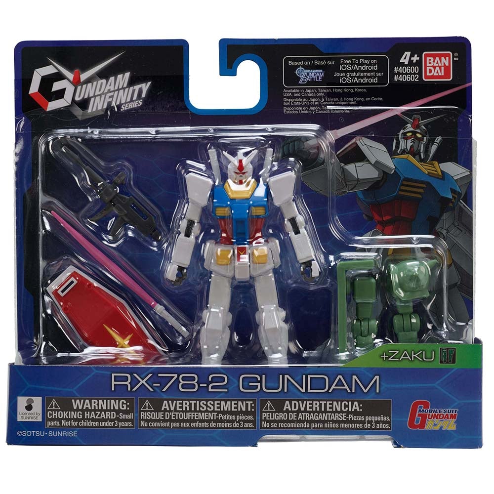 Gundam Infinity 4 1/2-Inch RX-78-2 Gundam Action Figure - 