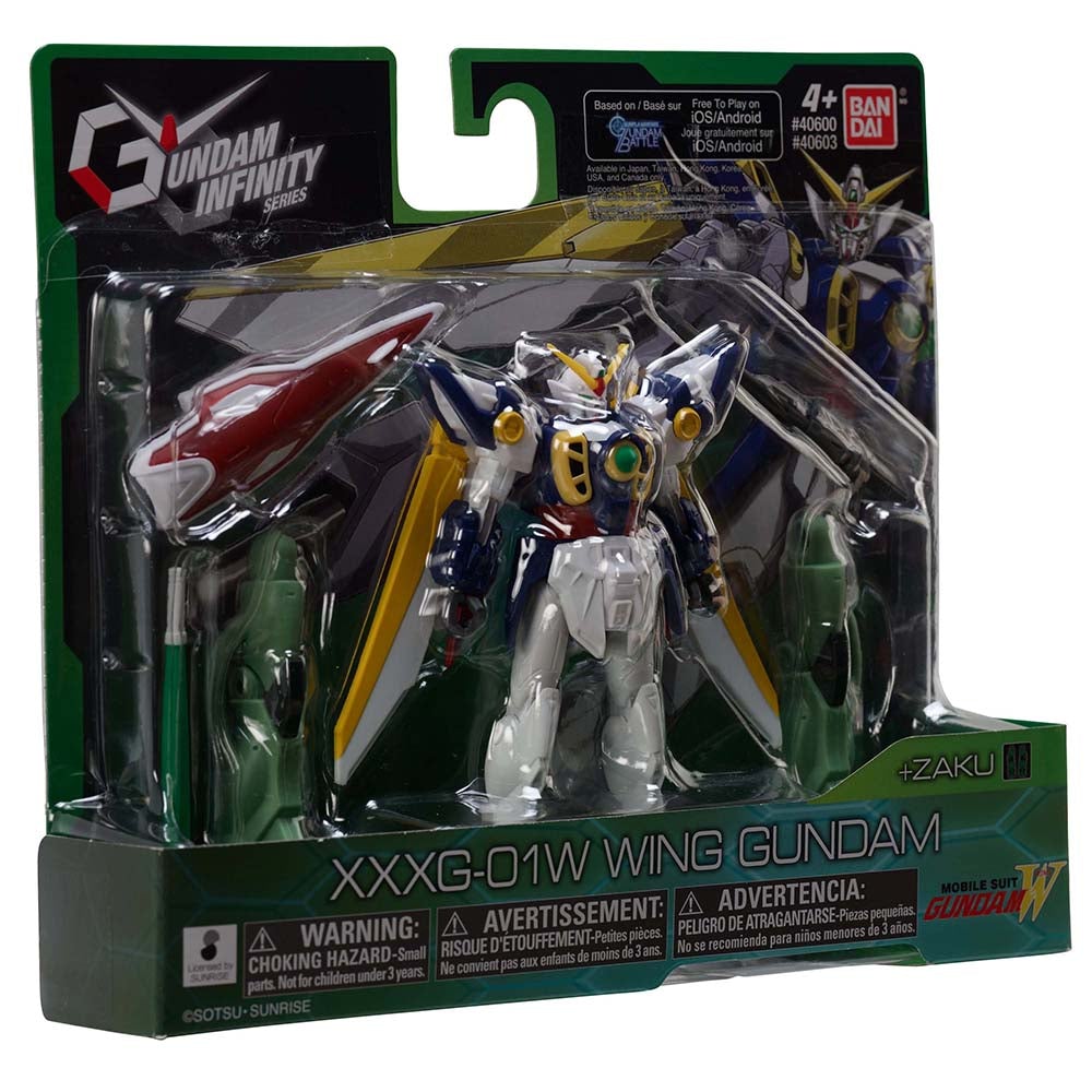 Gundam Infinity 4 1/2-Inch Wing Gundam Action Figure - 