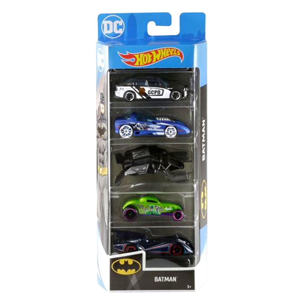 Hot Wheels: Batman - 5 Car Pack - Diecast & Toy Vehicles