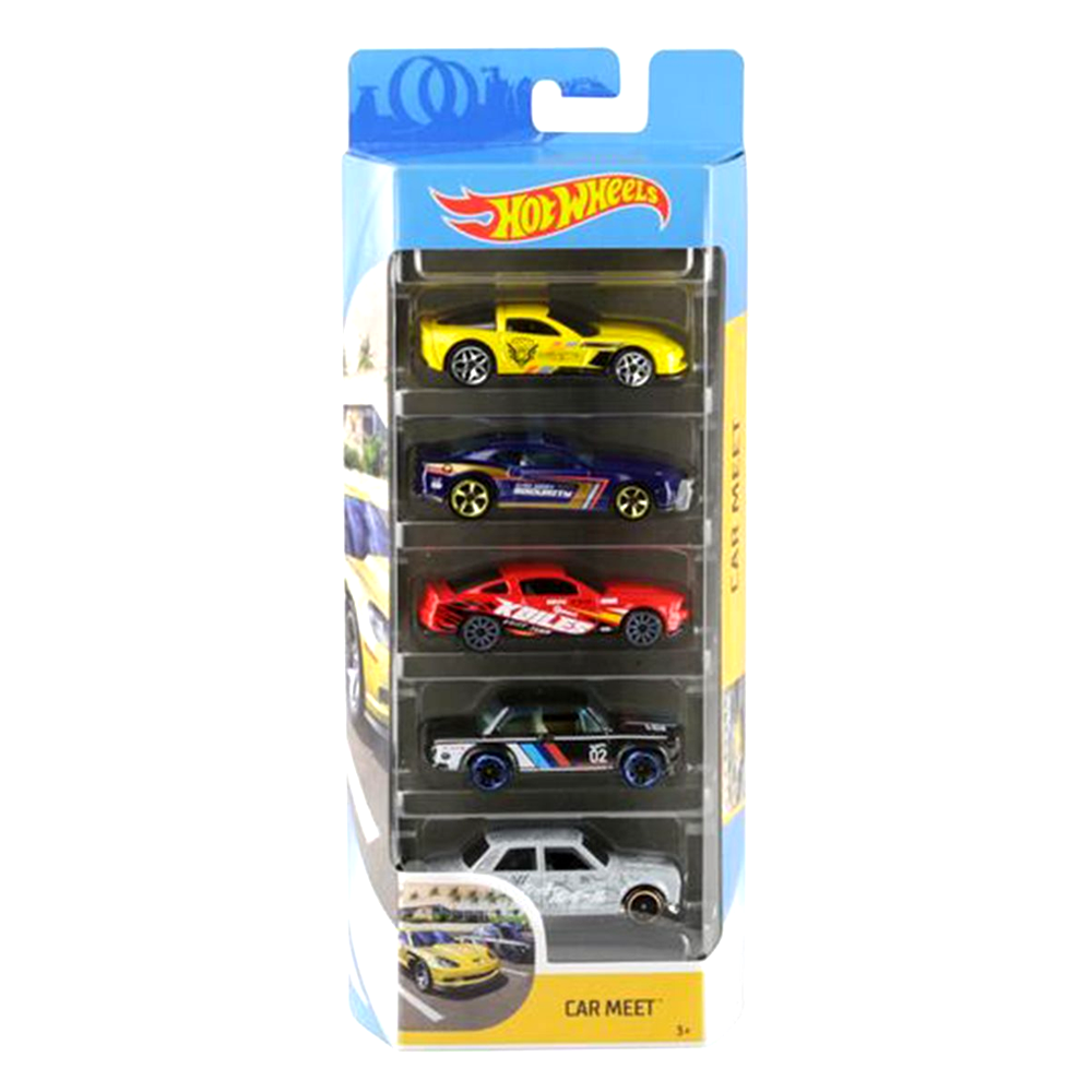 Hot Wheels: Car Meet - 5 Car Pack - Diecast & Toy Vehicles