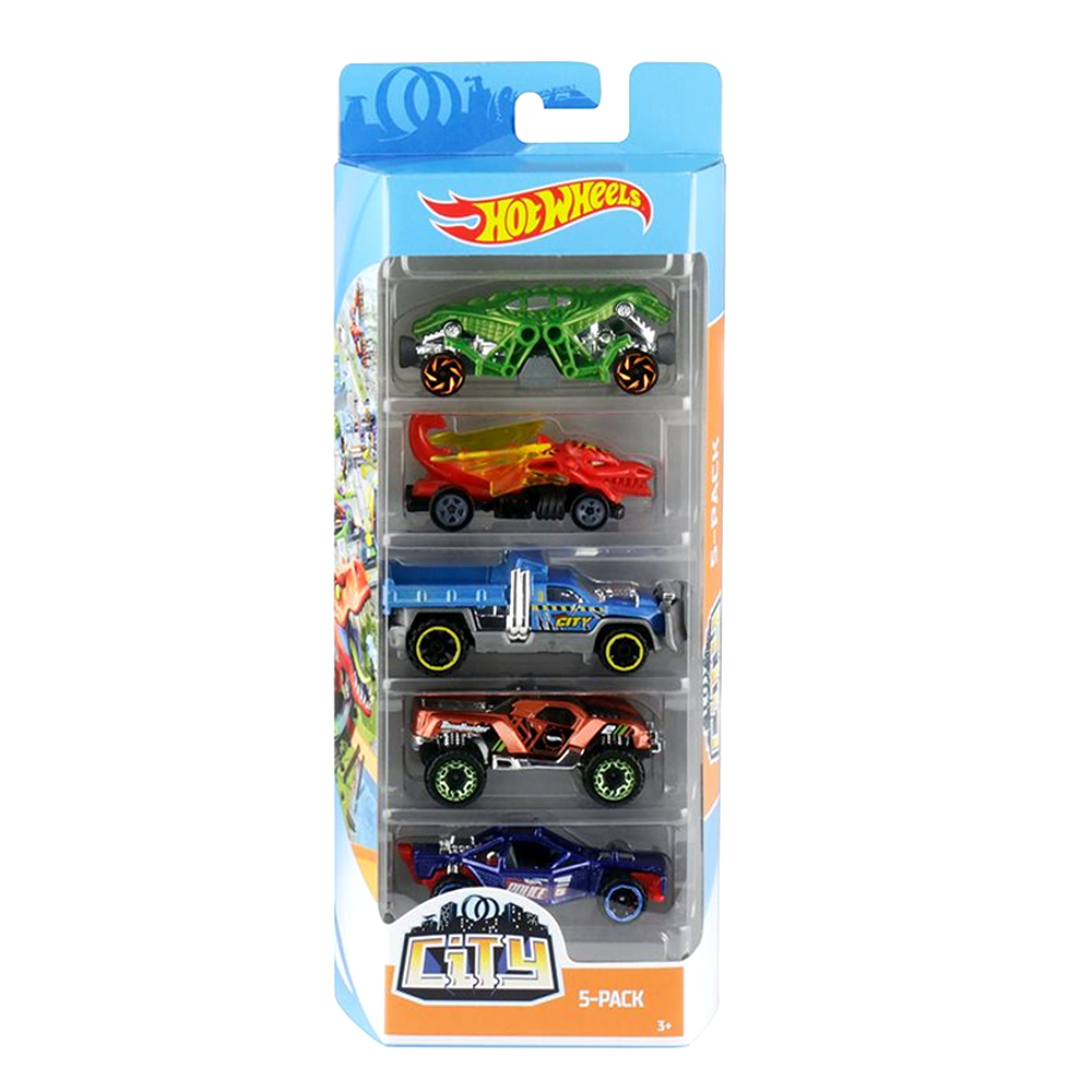 Hot Wheels: City 1 - 5 Car Pack - Diecast & Toy Vehicles
