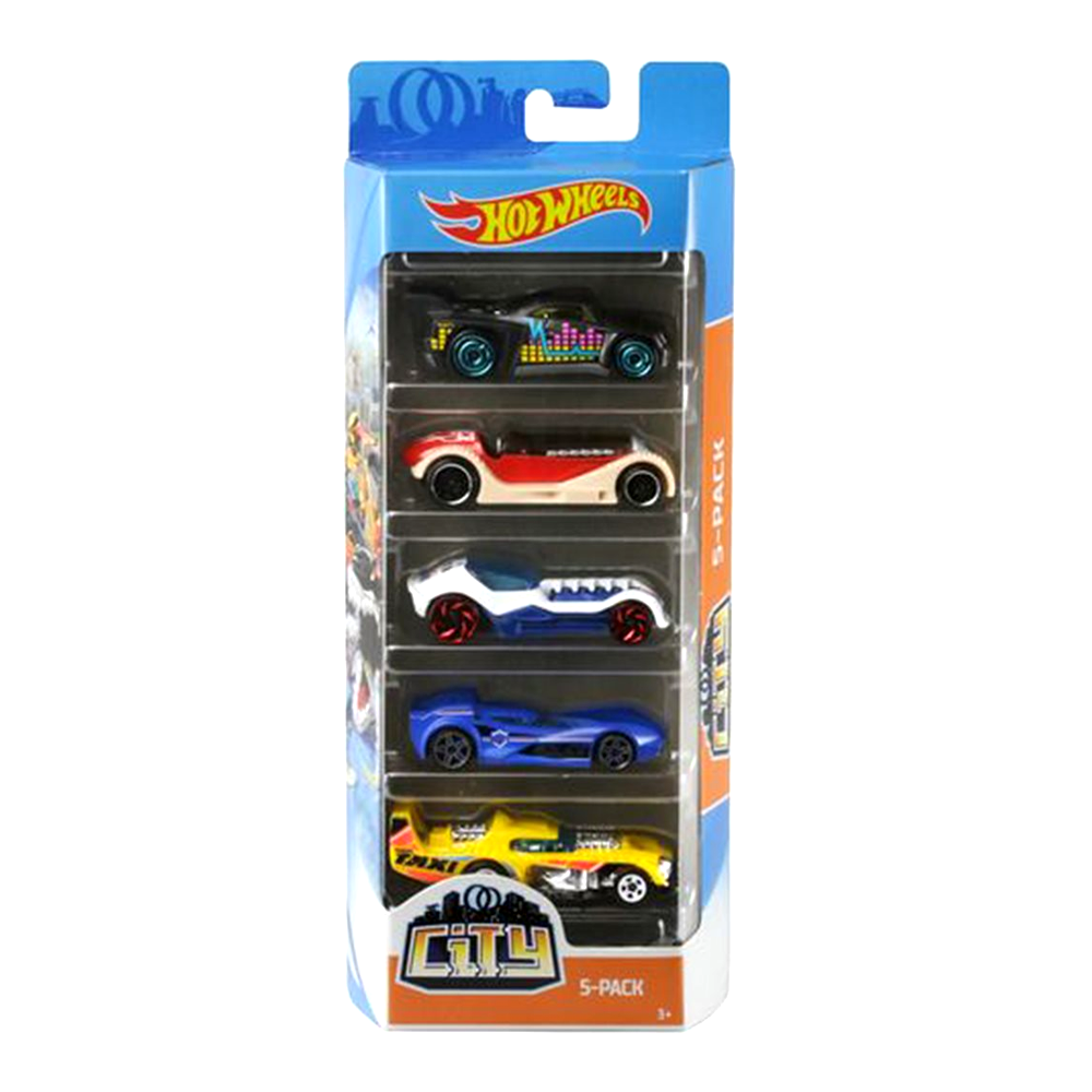 Hot Wheels: City 2 - 5 Car Pack - Diecast & Toy Vehicles