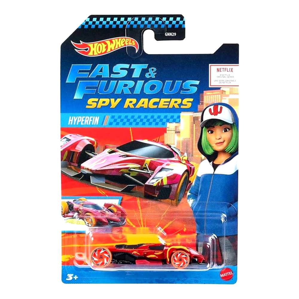 Hot Wheels: Fast & Furious - Spy Racers - Hyperfin - Red - 