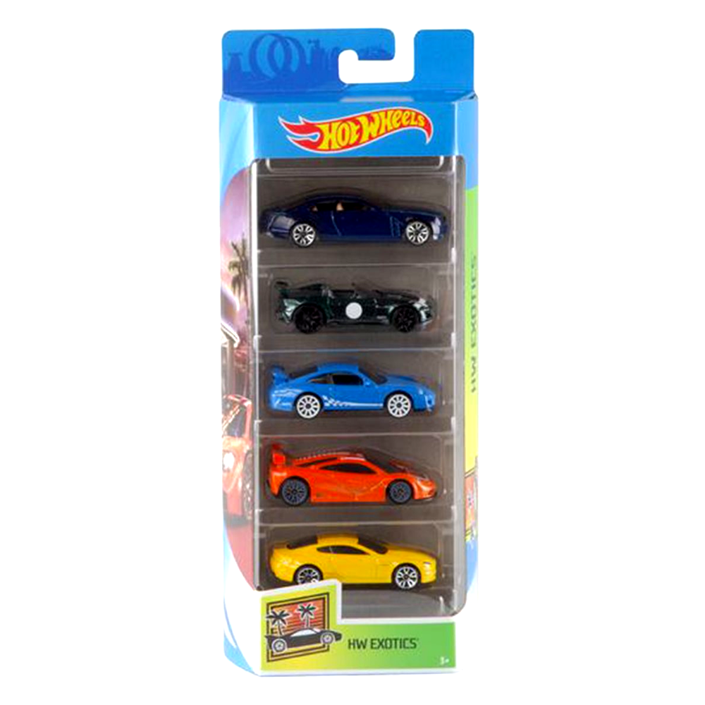 Hot Wheels: HW Exotics - 5 Car Pack - Diecast & Toy Vehicles
