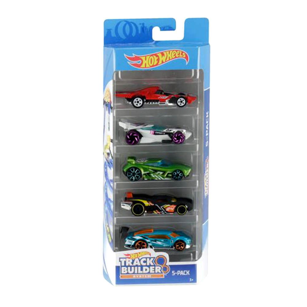 Hot Wheels: Track Builder 2 - 5 Car Pack - Diecast & Toy 