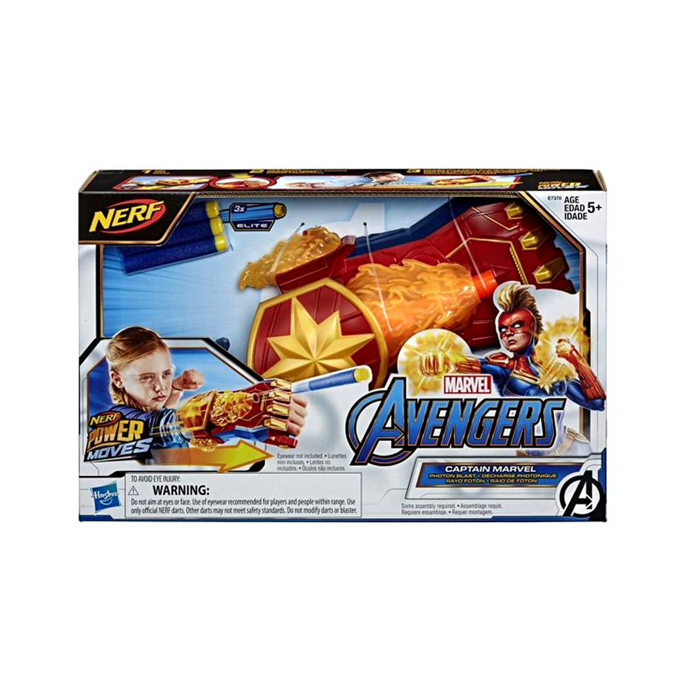 Nerf Power Moves: Marvel Avengers - Captain Marvel Photon 