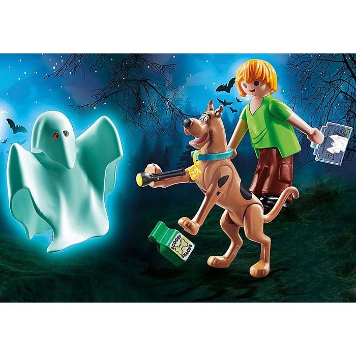 Playmobil: 70287 Scooby-Doo! - Scooby & Shaggy with Ghost - 