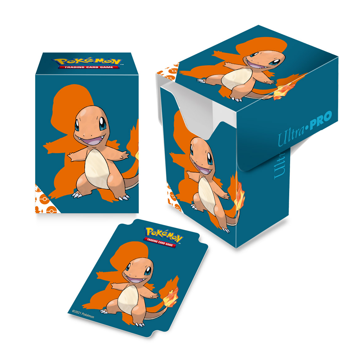 Ultra Pro: Pokémon Full View Deck Box- Charmander - Trading 