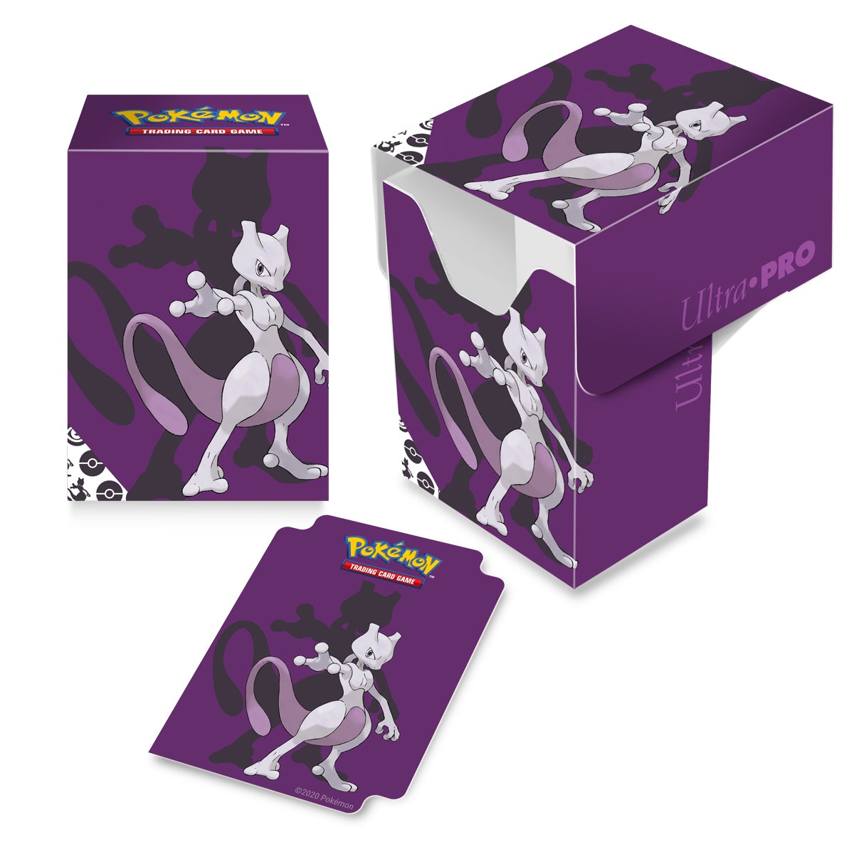 Ultra Pro: Pokémon Full View Deck Box- Mewtwo - Trading 